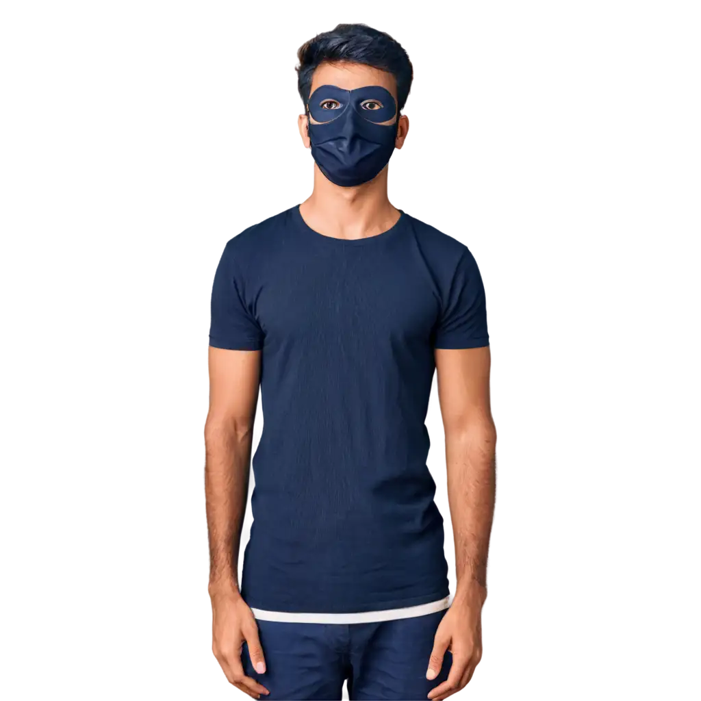 19YearOld-Indian-Male-in-Black-Mask-PNG-HighQuality-Image-for-Diverse-Applications