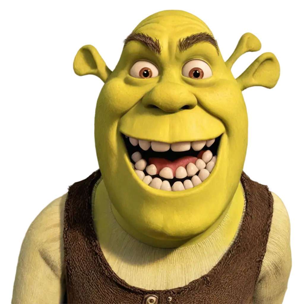 Creepy-Shrek-PNG-Image-Teeth-Emerging-to-Capture-Attention