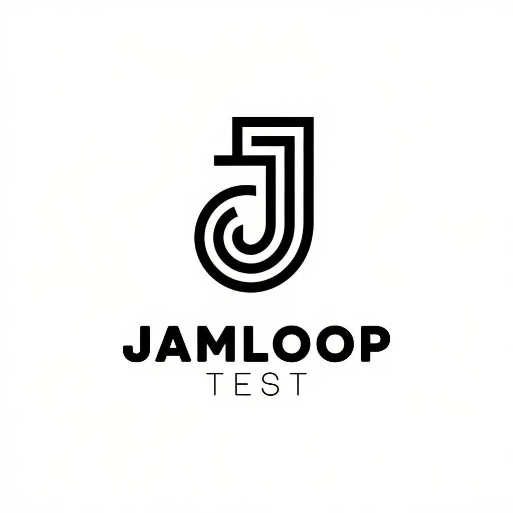 LOGO-Design-for-JamLoop-Test-Minimalistic-Symbol-for-Advertisement-Industry