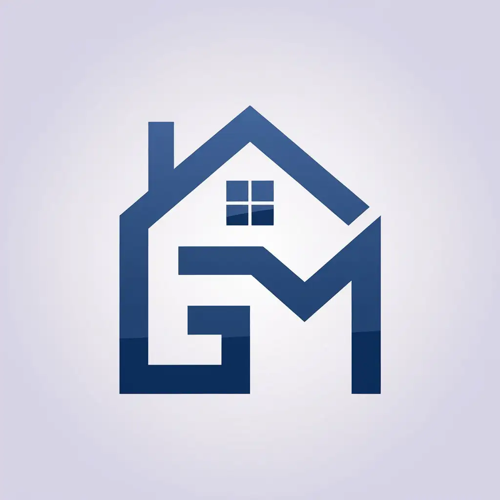 LOGO-Design-for-GM-Minimalistic-Style-with-Gia-Dng-Symbol-for-Home-Family-Industry