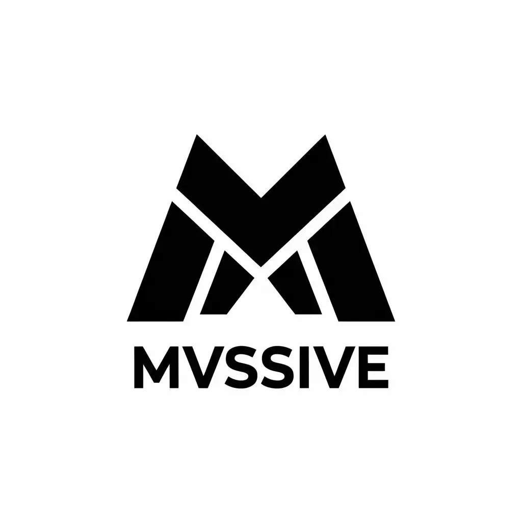 LOGO Design For MVSSIVE Strong Modern Identity for Entertainment Industry