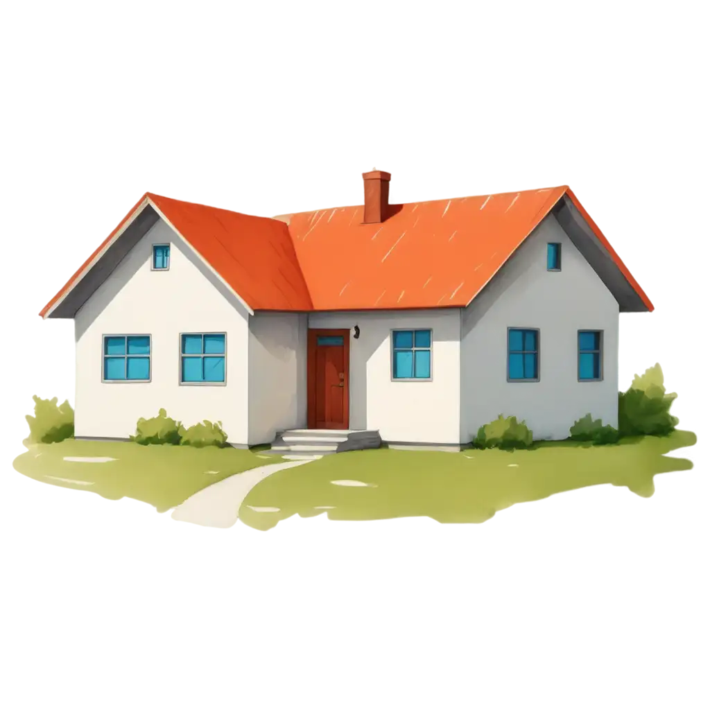 Simple-DrawnPNG-Image-Usage-Scenarios-House-PNG-Image-Perfect-for-Web-Design-and-Illustrations