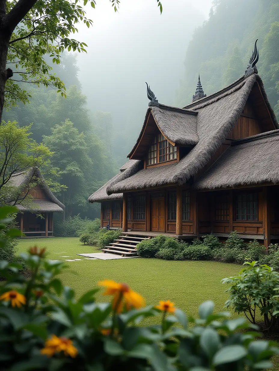 Traditional-Longhouse-in-a-Rural-Setting