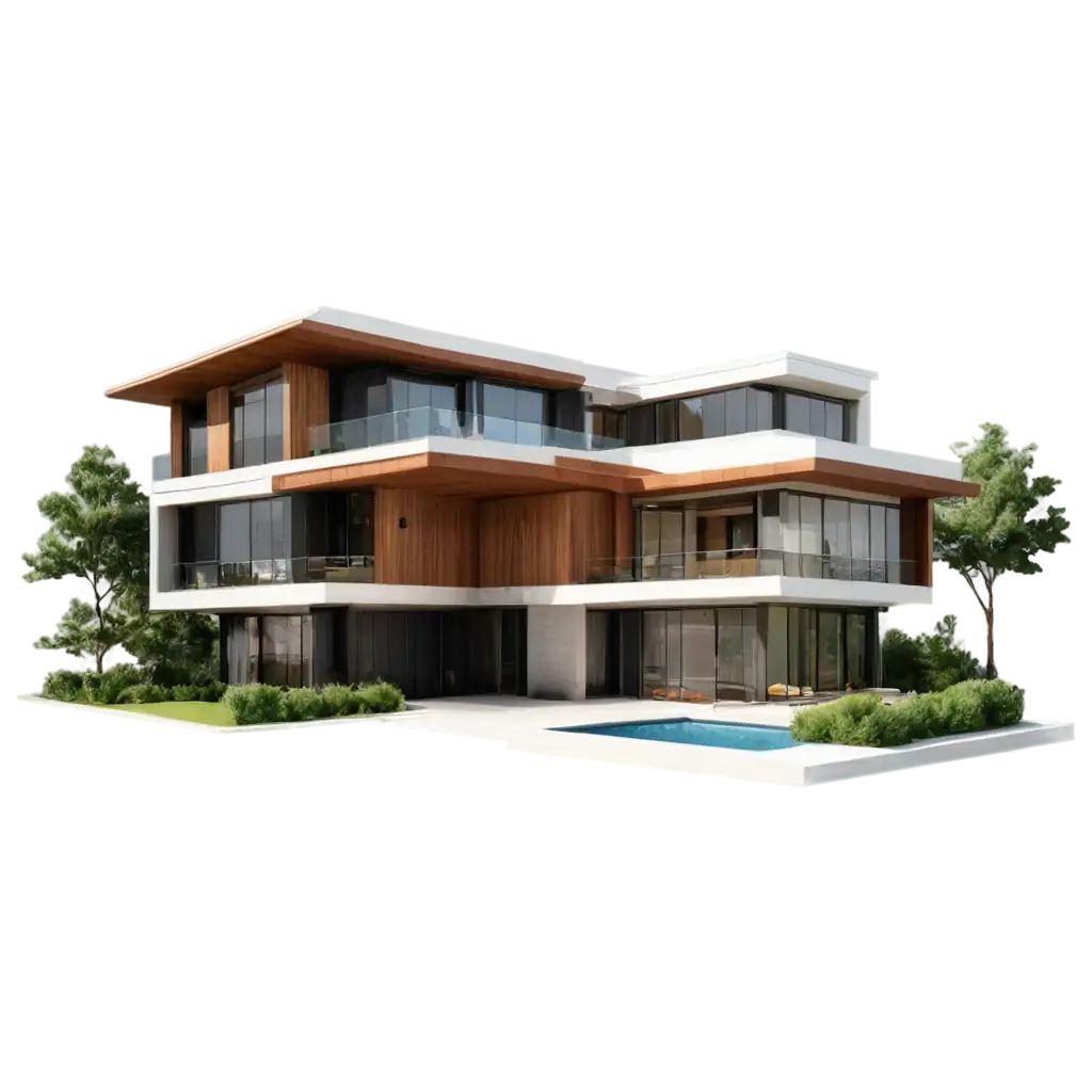 HighQuality-3D-Modern-House-PNG-Image-Architectural-Masterpiece