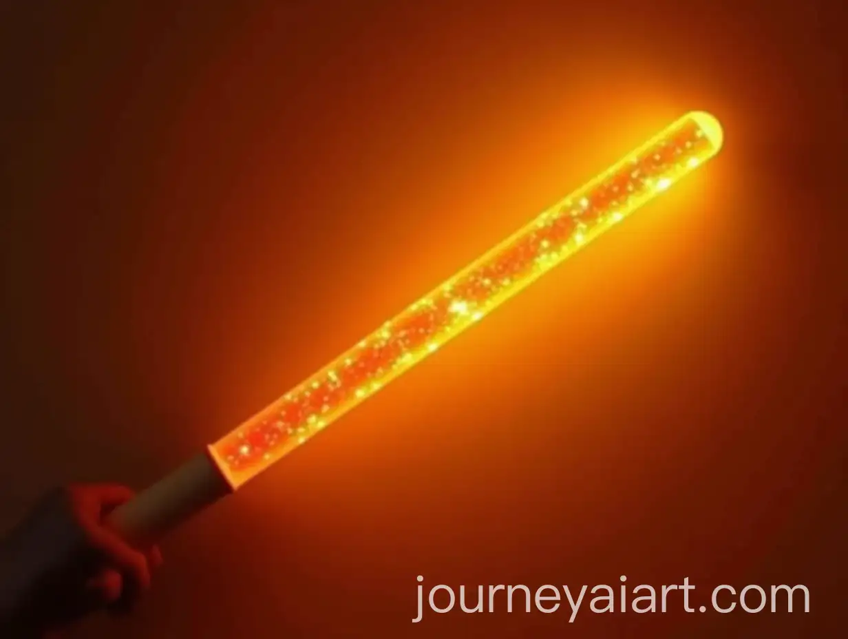 Golden-and-Orange-Light-Stick-with-Queen-Vibe-Rotating-with-Four-Girls