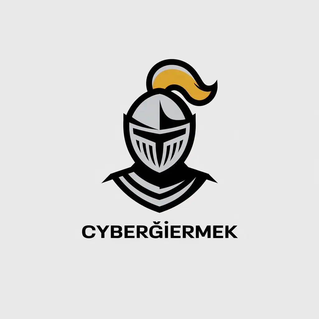 LOGO Design for CyberGiermek Minimalistic Vector Logo Featuring a Square and Clear Background