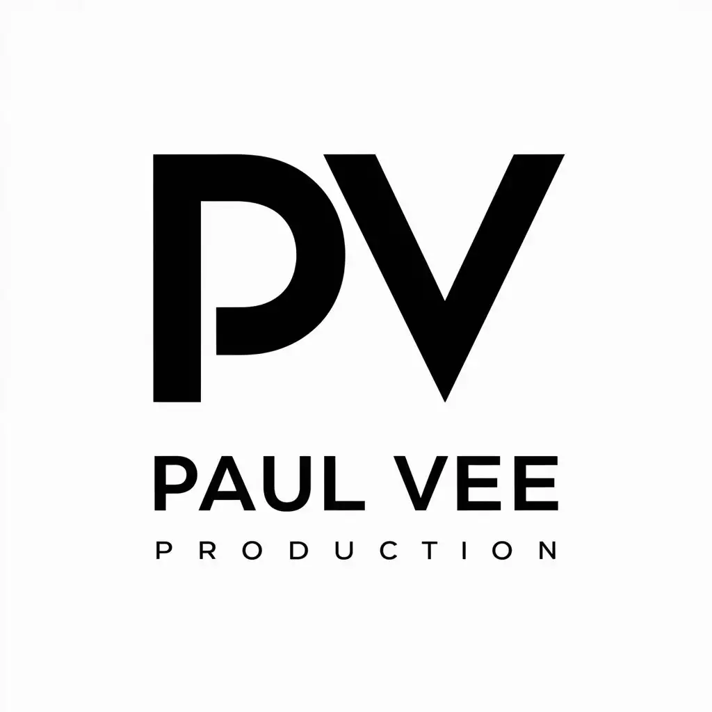 LOGO-Design-for-Paul-Vee-Production-Minimalistic-PV-Symbol-for-Technology-Industry