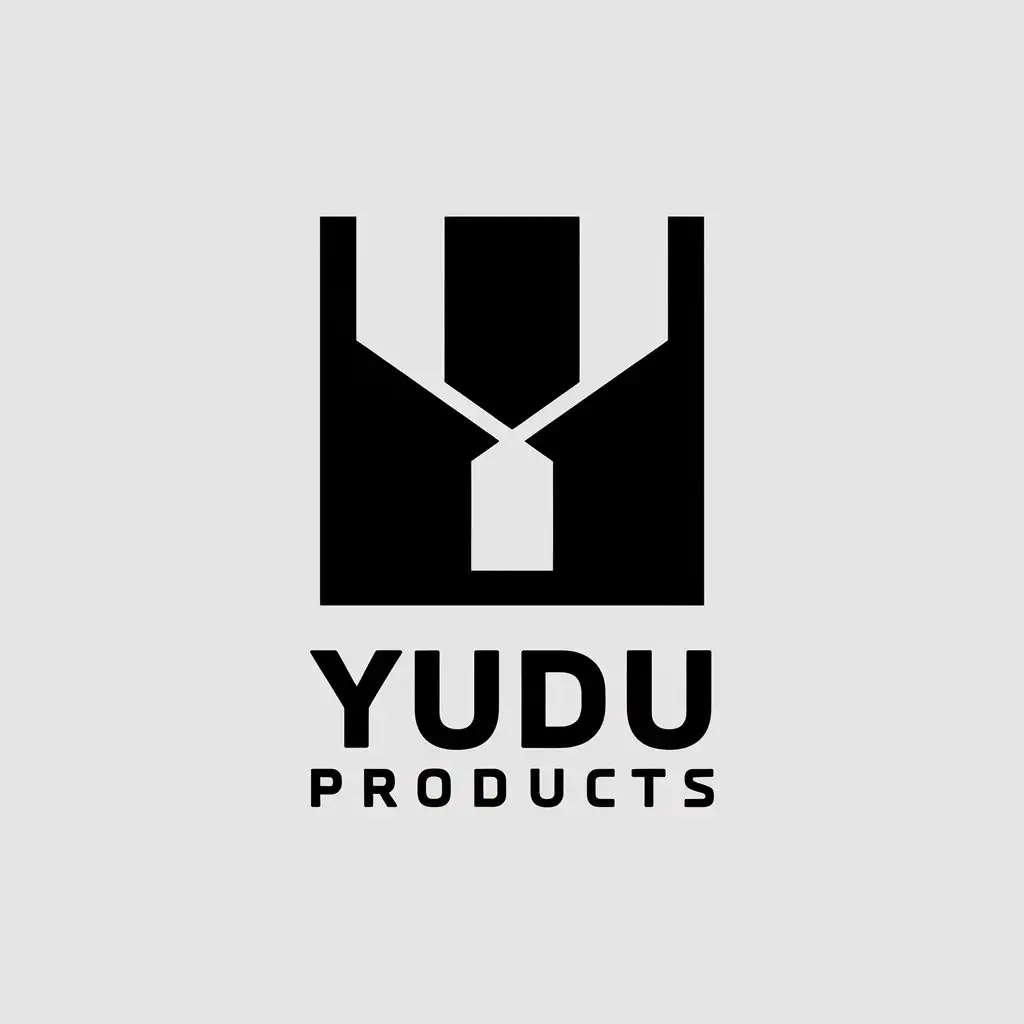 LOGO Design for Yudu Products Abstract Black Letter Y in a Box with Elegant and HighEnd Look