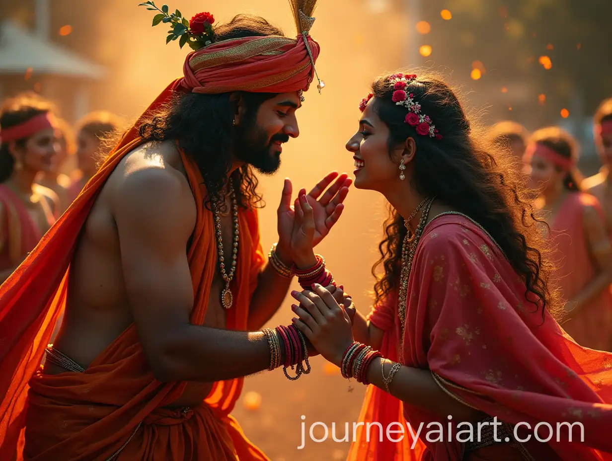 Radha-Krishna-Celebrating-Holi-Festival-in-Vibrant-Colors