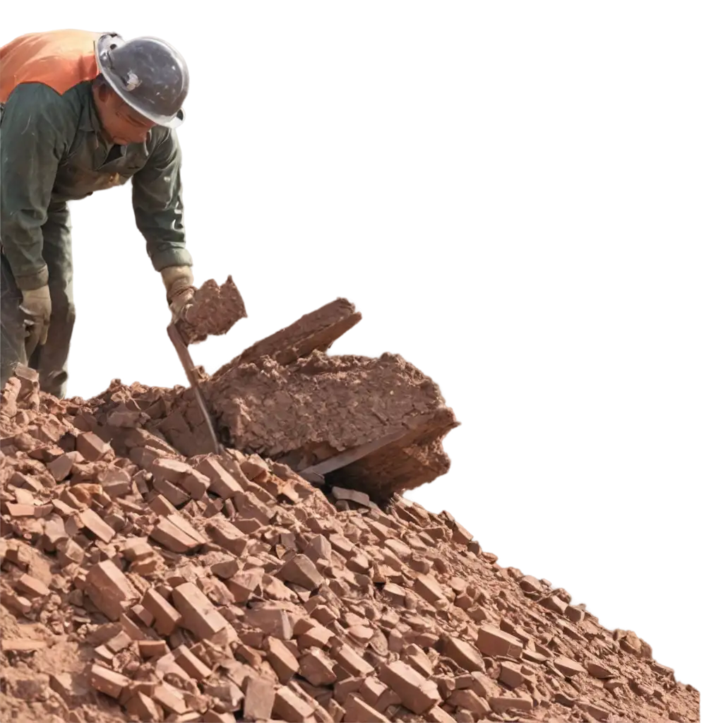 Mining-for-Bricks-Raw-Materials-PNG-Image-of-Industrial-Extraction-Process