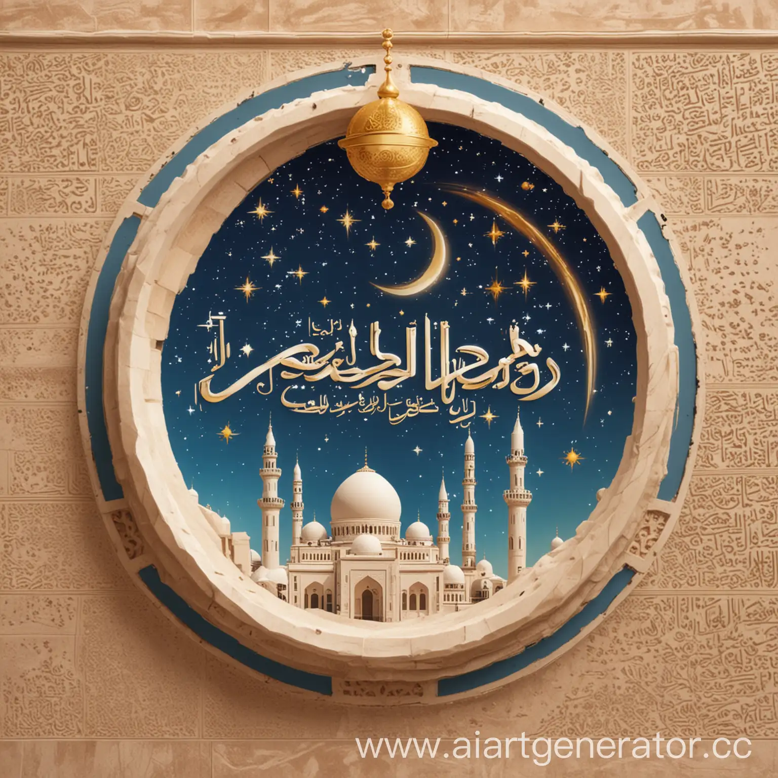 Islamic-Space-Logo-with-Friendly-to-Muslims-Inscription-and-Mosque