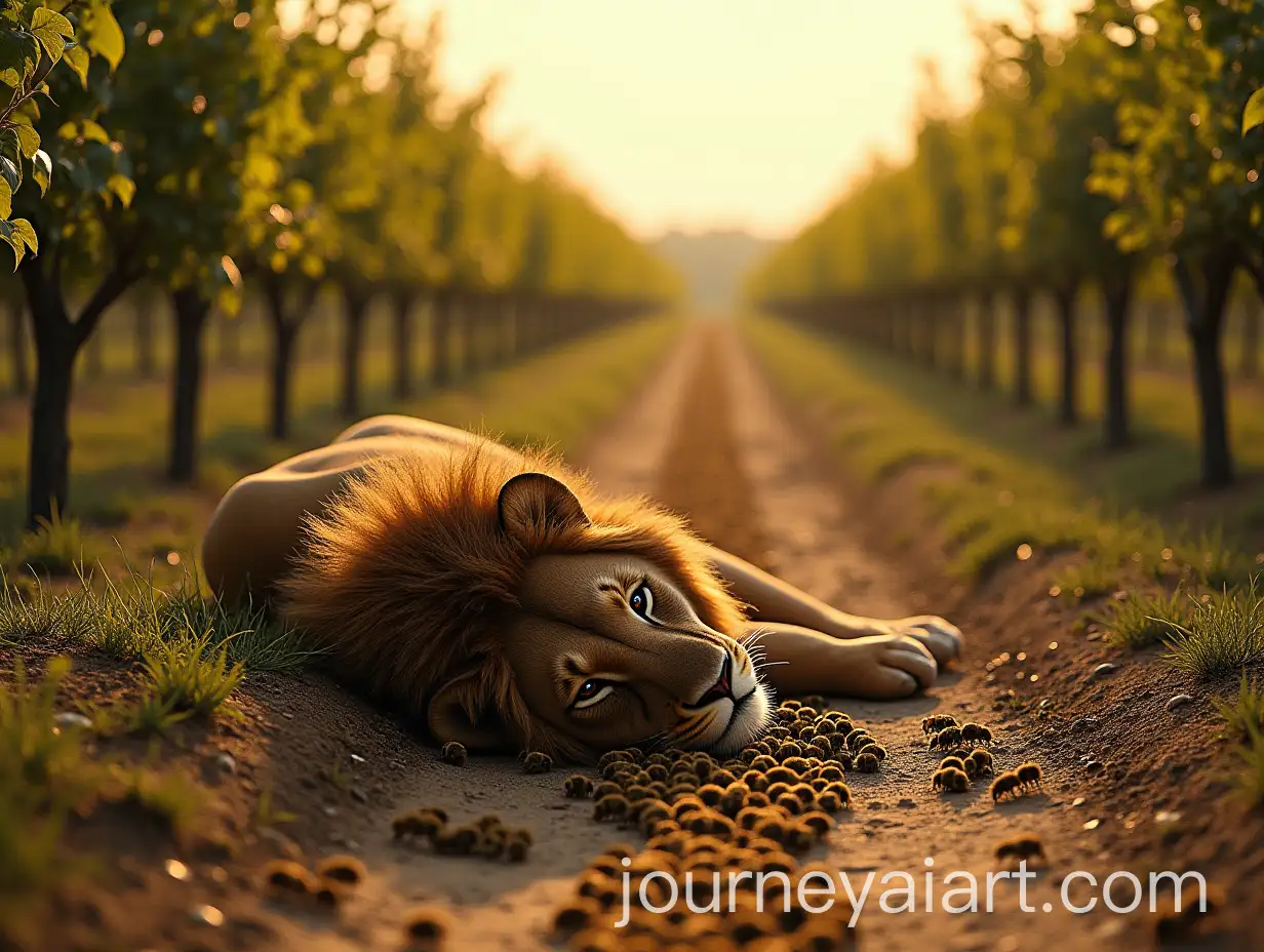 Biblical-Vineyard-Scene-with-Lion-Cadaver-and-SwAI-Image-Prompt-Expansionarming-Bees