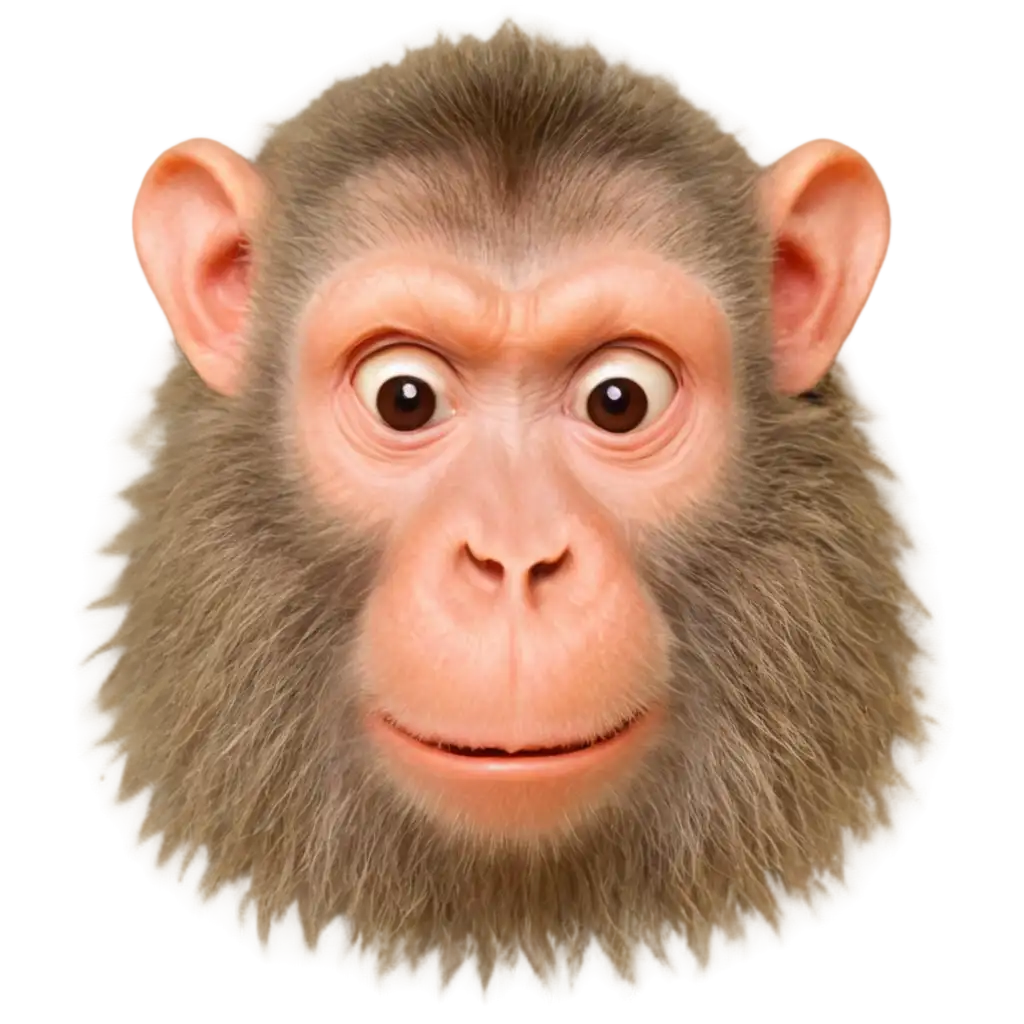 Monkey-Head-PNG-Image-HighQuality-and-Transparent-for-Versatile-Use