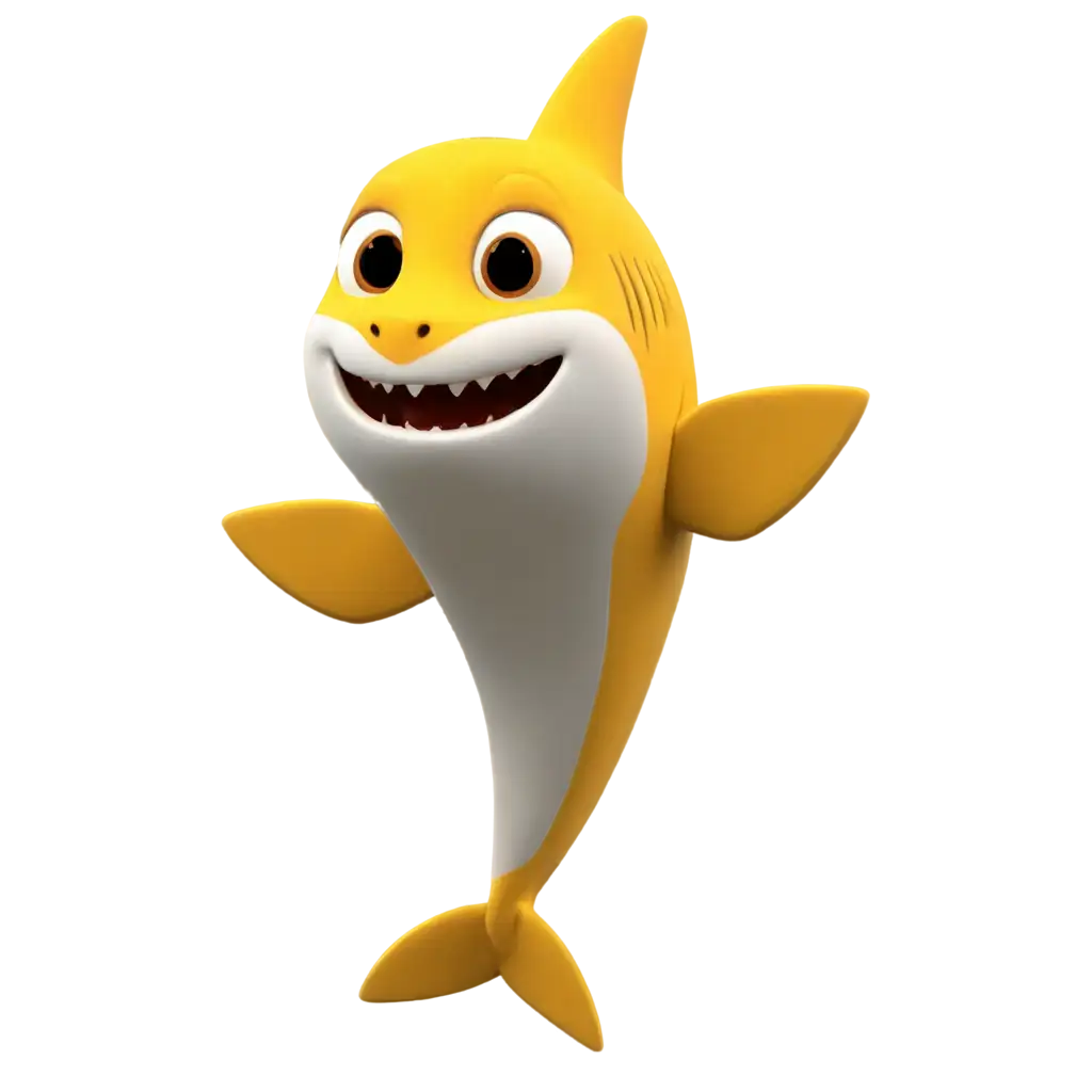 yellow shark animated