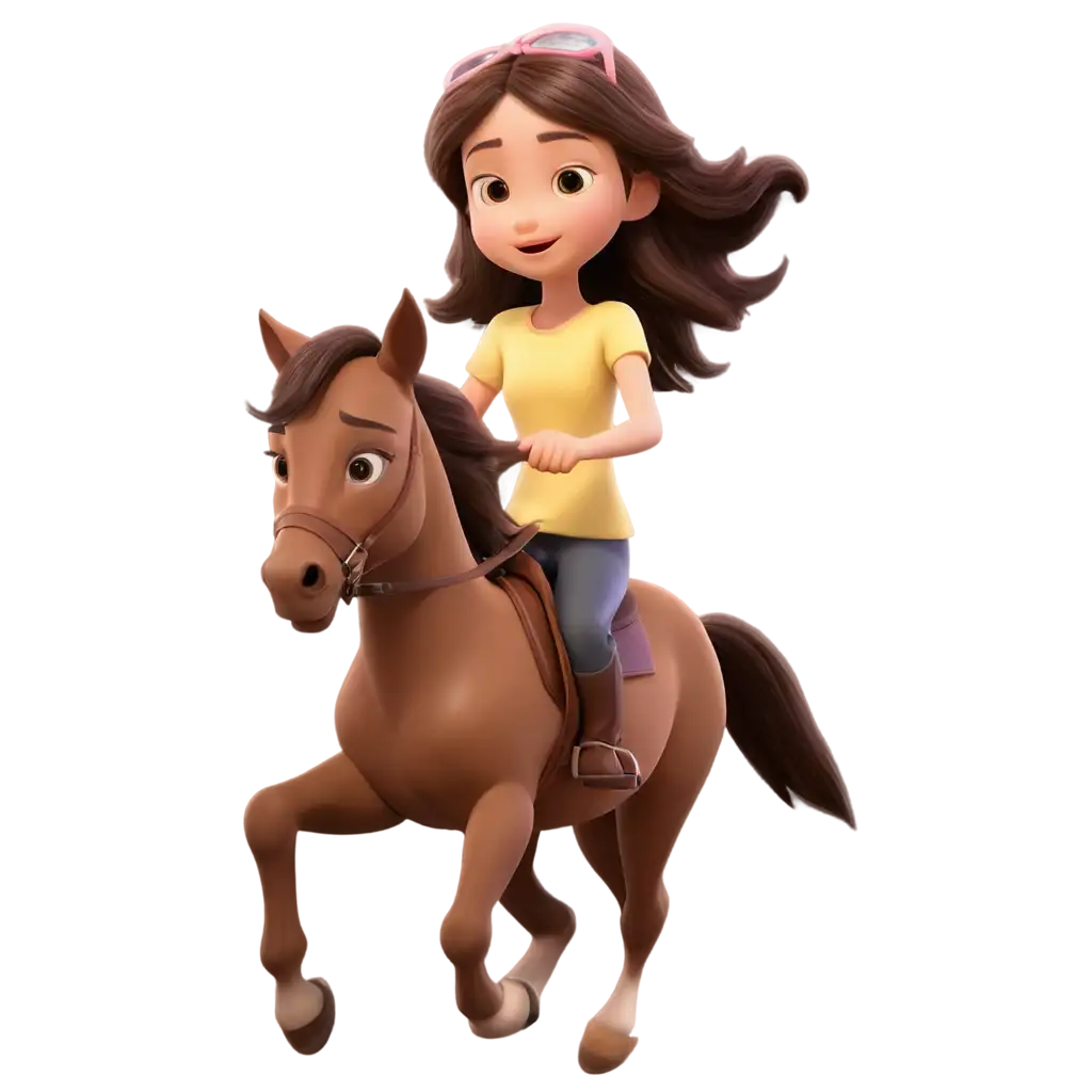 Animated-PNG-of-a-Young-Girl-Riding-a-Galloping-Horse-Through-a-Dreamy-Sky-3D-Pixar-Style