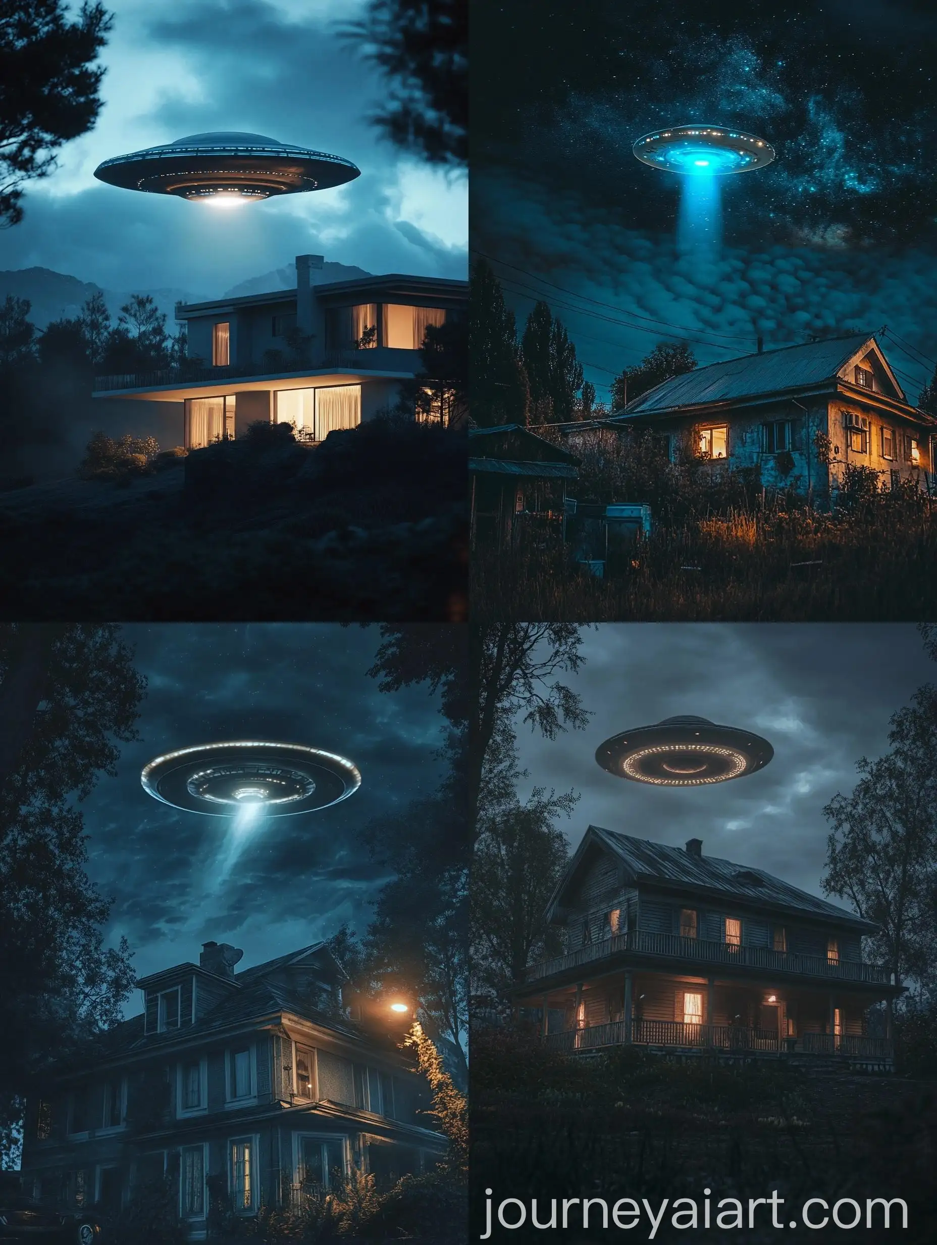 UFO-Flying-Above-House-at-Night-in-2021