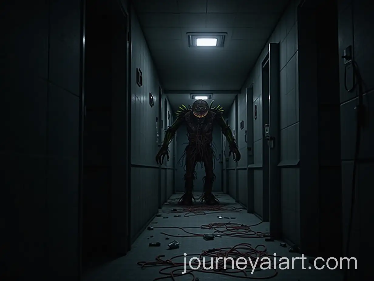 Haunting-Scene-Mangle-Broken-Dreams-in-Dark-Eerie-Hallway