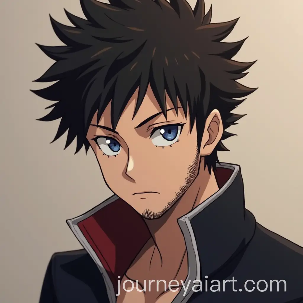 Young-Isshin-Kurosaki-in-Original-Bleach-Style-with-Dark-Brown-Hair-and-Blue-Eyes