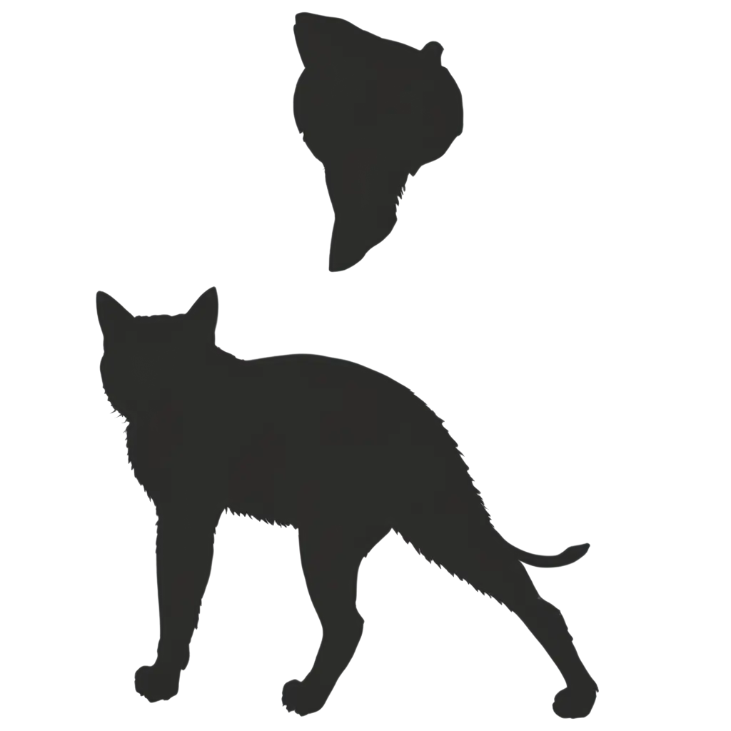 Stunning-Wildcat-Silhouette-Walking-PNG-Image-for-Dynamic-Visuals