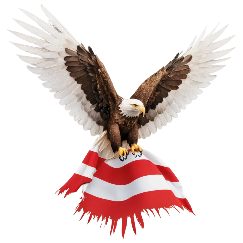 Majestic-Eagle-PNG-Flying-in-Front-of-Indonesian-Flag-HighResolution-Artwork-for-Patriotic-Designs