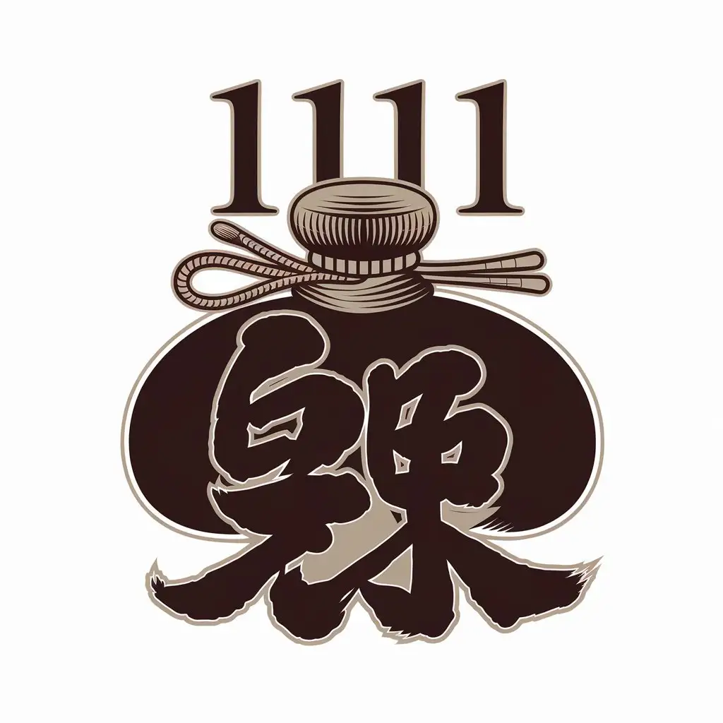 Logo-Design-for-Tsuku-Ruou-Minimalistic-Design-with-Hakka-Liquor-Symbol