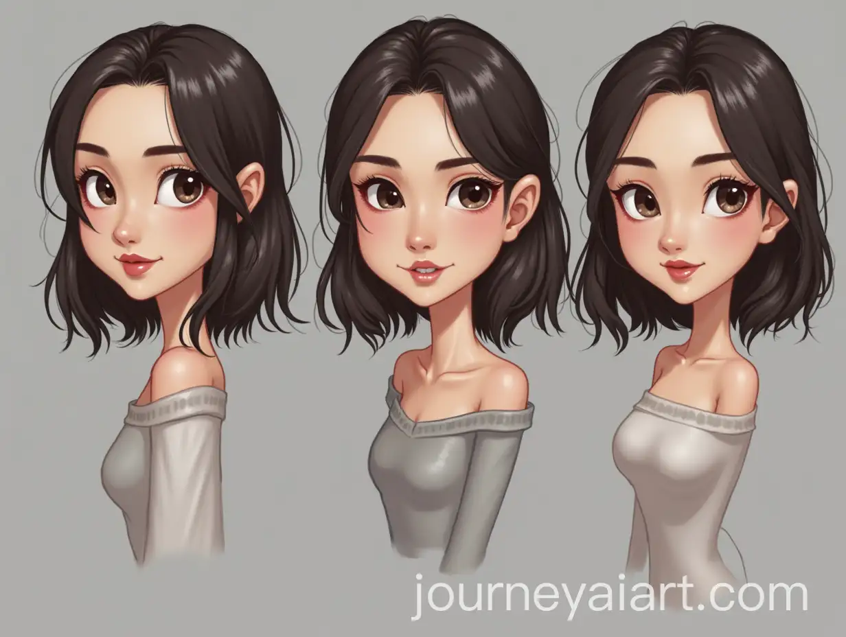 Young-Woman-with-Dark-Brown-Hair-and-AlmondShaped-Eyes-in-Neutral-Expression