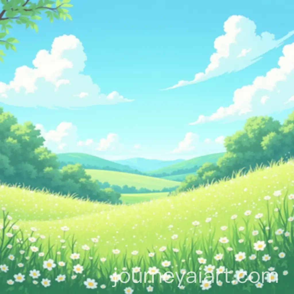 Serene-Springtime-Landscape-in-Minimalistic-Anime-Style
