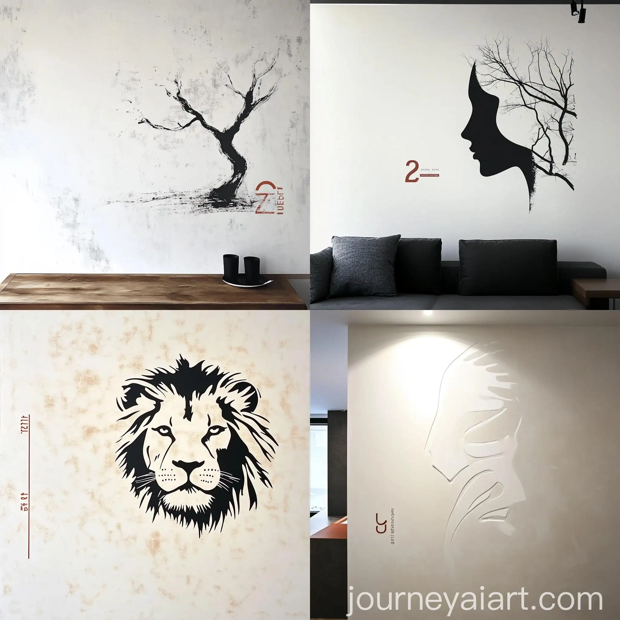 Wall-Stencil-of-Abstract-Geometric-Shapes-for-Interior-Decor