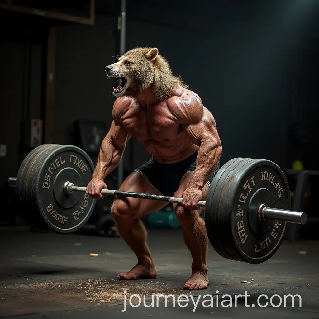 Muscular-Badger-Performing-EarthShattering-Deadlift-in-Powerful-Display