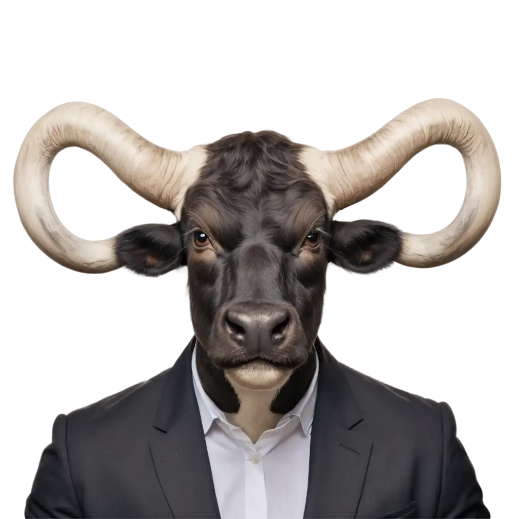 Fierce-Bull-with-White-Horn-HighQuality-PNG-Image-for-Digital-Art