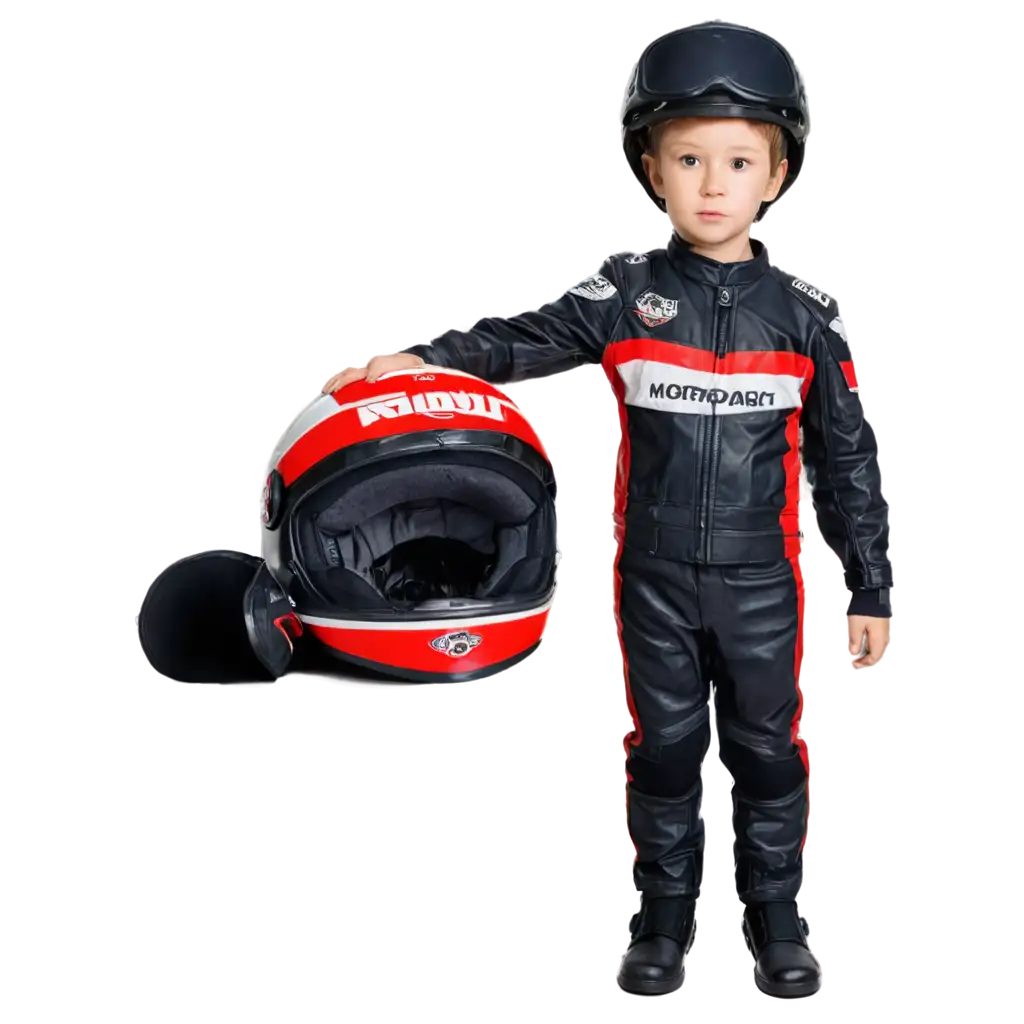 Professional-Young-Motorsport-Rider-PNG-Serious-Child-in-Racing-Gear-with-Helmet-and-Cap