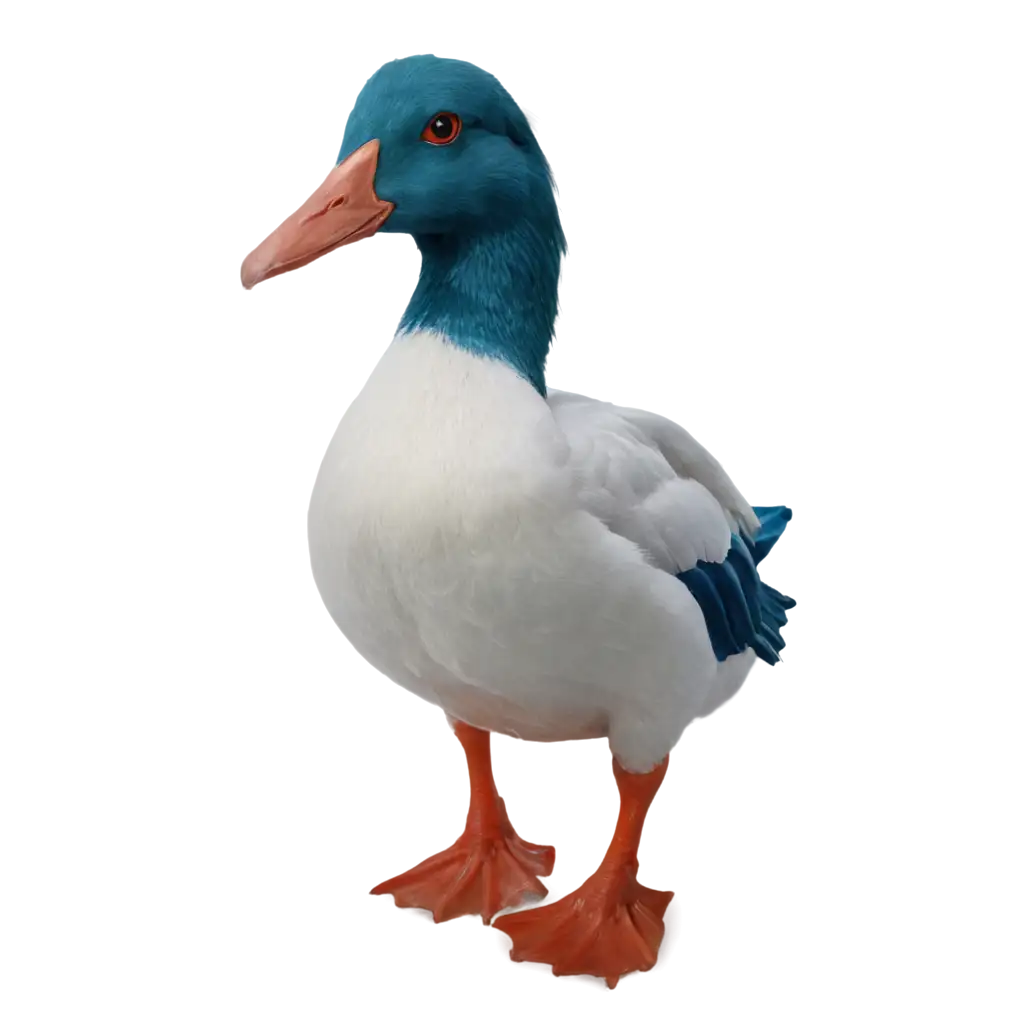 Vibrant-Blue-Duck-PNG-Enhance-Your-Designs-with-Stunning-Clarity