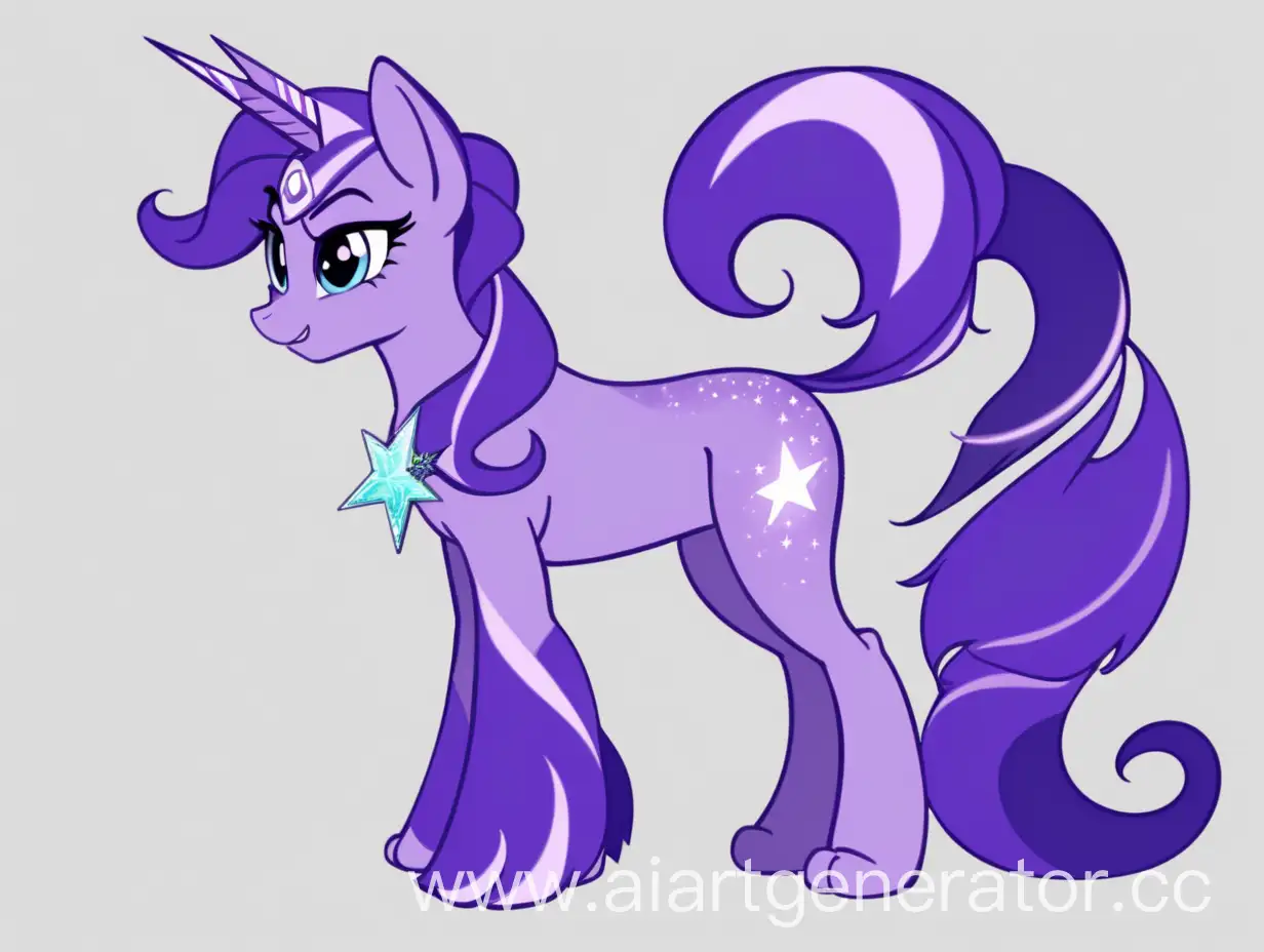 Cartoon-Character-Twylaight-SparklenStyle-Standing-with-Joyful-Expression-and-Purple-Star-Symbol