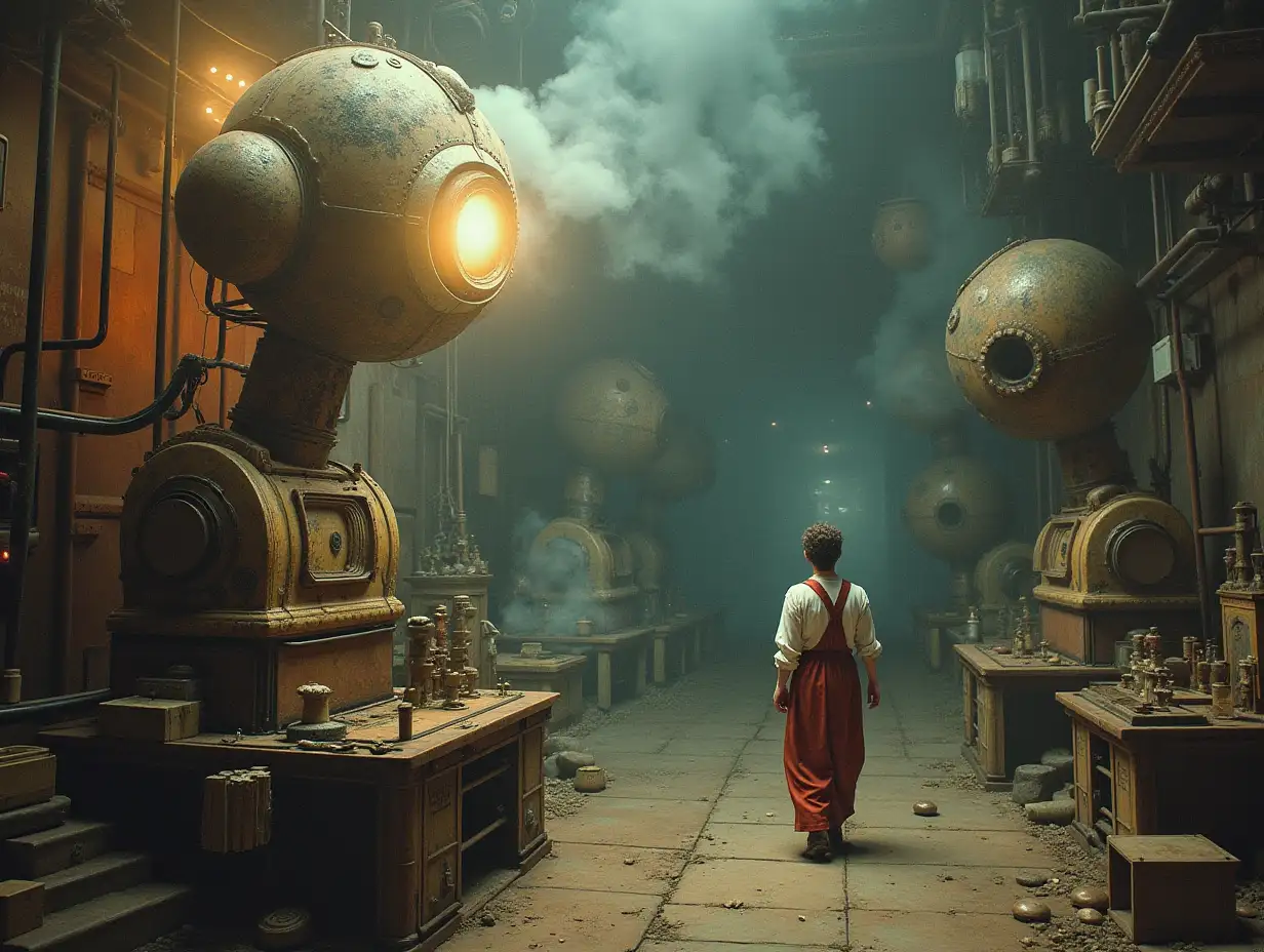 Surrealist questions for the artificial unconscious Steampunk