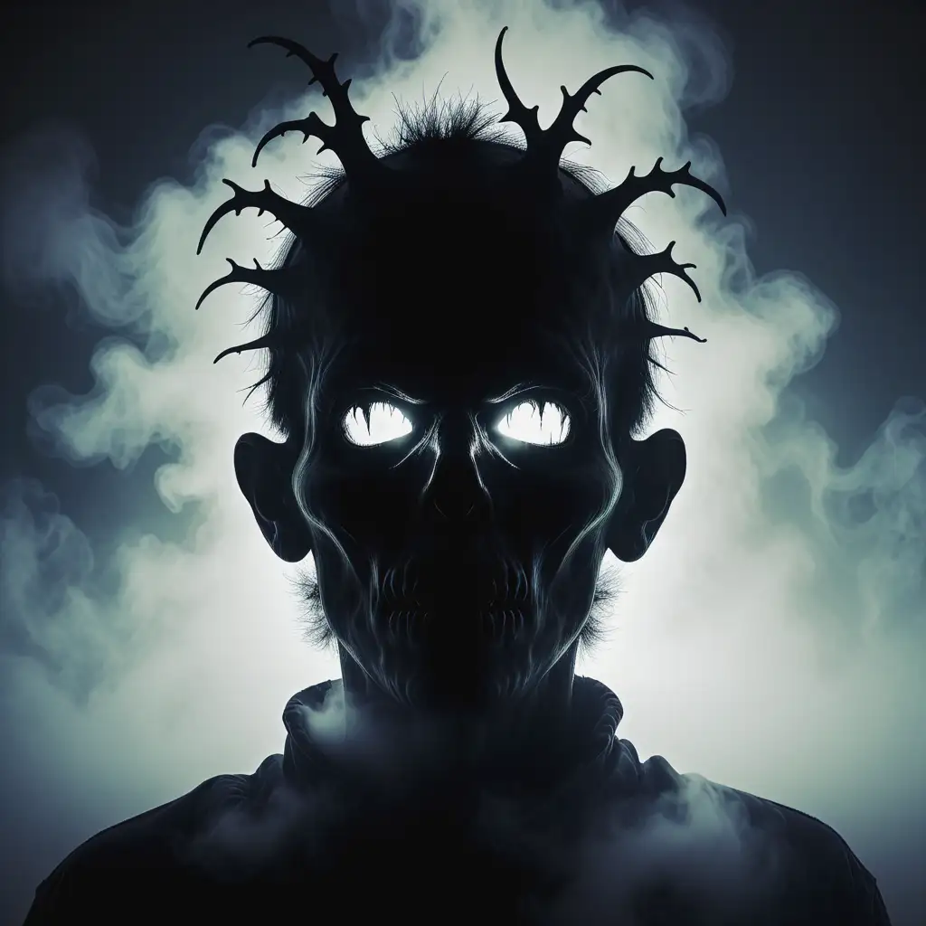 Silhouette-of-Head-Emerging-from-Horror-Fog