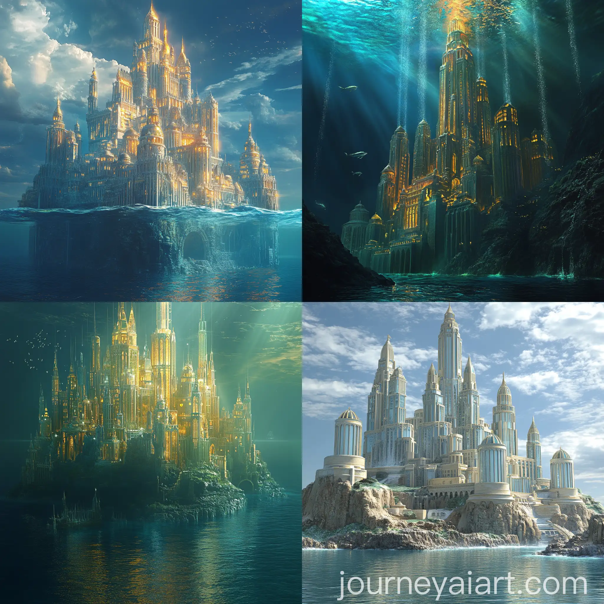 Ancient-Atlantis-Cityscape-with-Crystal-Towers-and-Sunlit-Mirrors