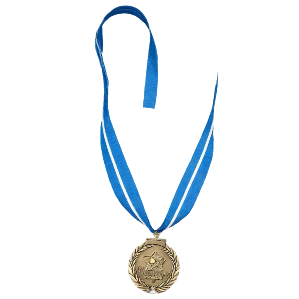 HighQuality-PNG-Image-of-Olympic-Medal-of-Honor-with-Number-1