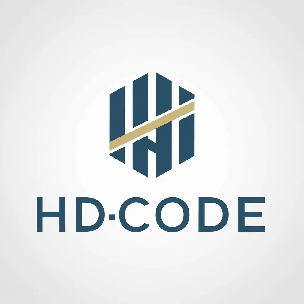 LOGO Design For HDCode HMONG DEVELOPMENT CODE with Modern Vector Design