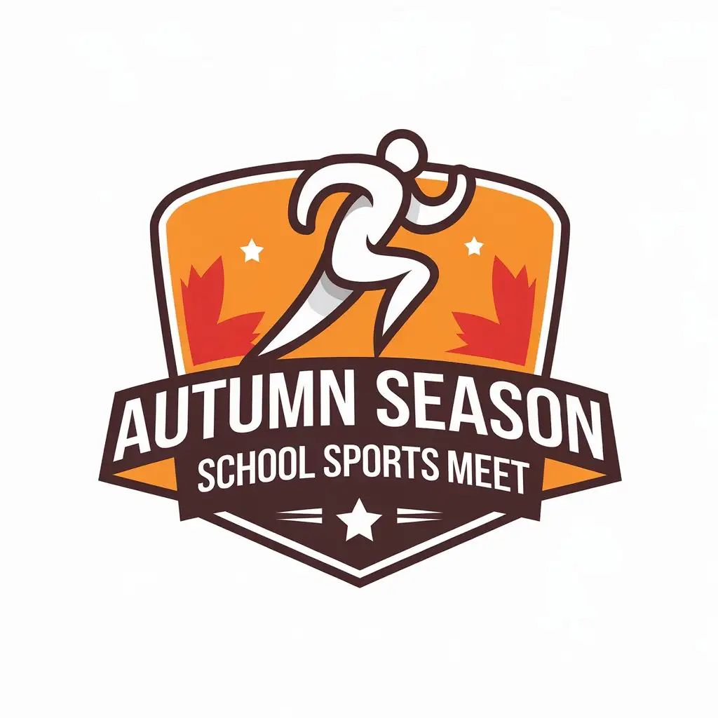 LOGO-Design-for-Autumn-Season-School-Sports-Meet-Exercise-and-Running-Theme