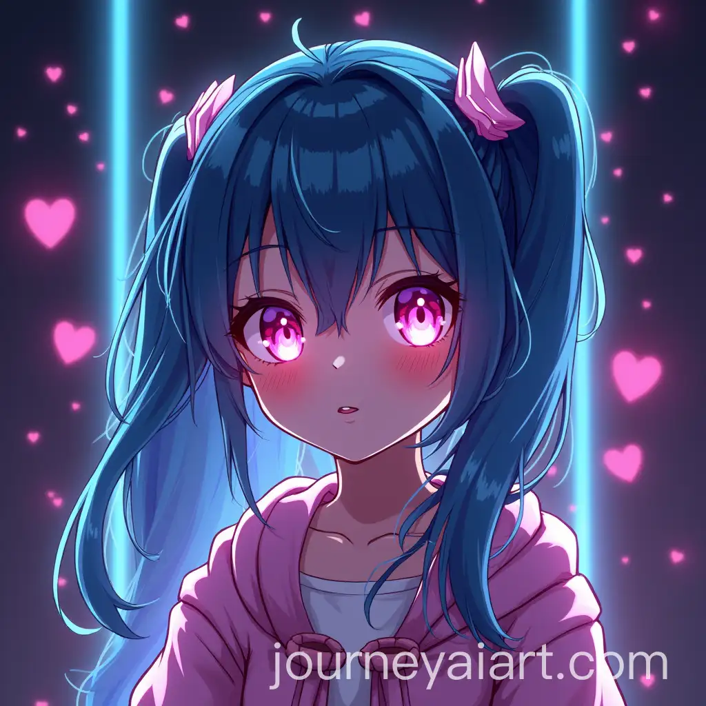 Cute-Anime-Character-with-Neon-Effects