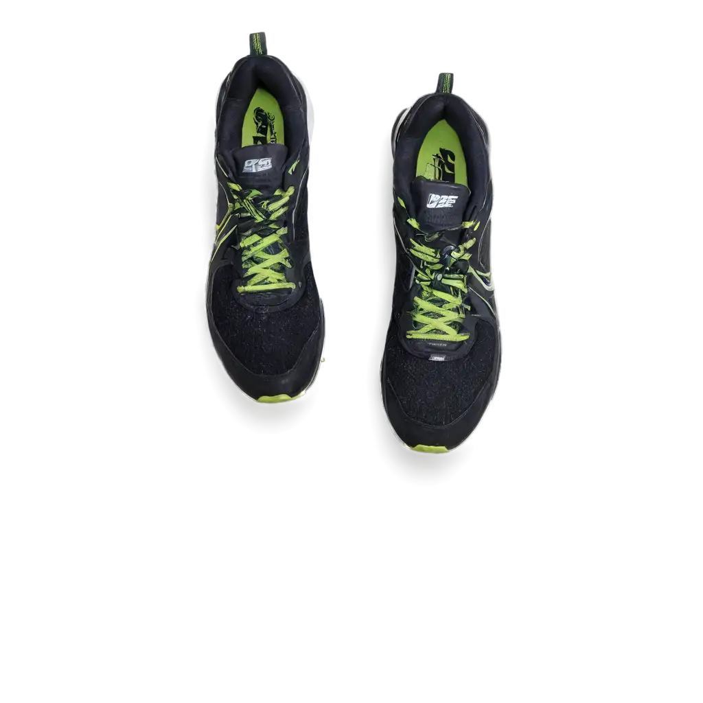 Top-View-PNG-Image-of-Running-Shoes-Enhance-Your-Fitness-Content-with-Clear-and-Detailed-Perspectives