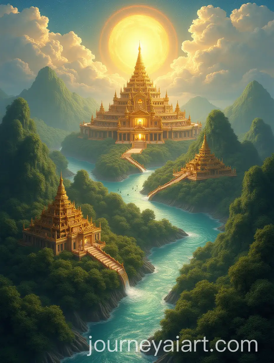 Golden-Palaces-and-Sacred-Lands-with-Meditating-Saints-and-Divine-Beings