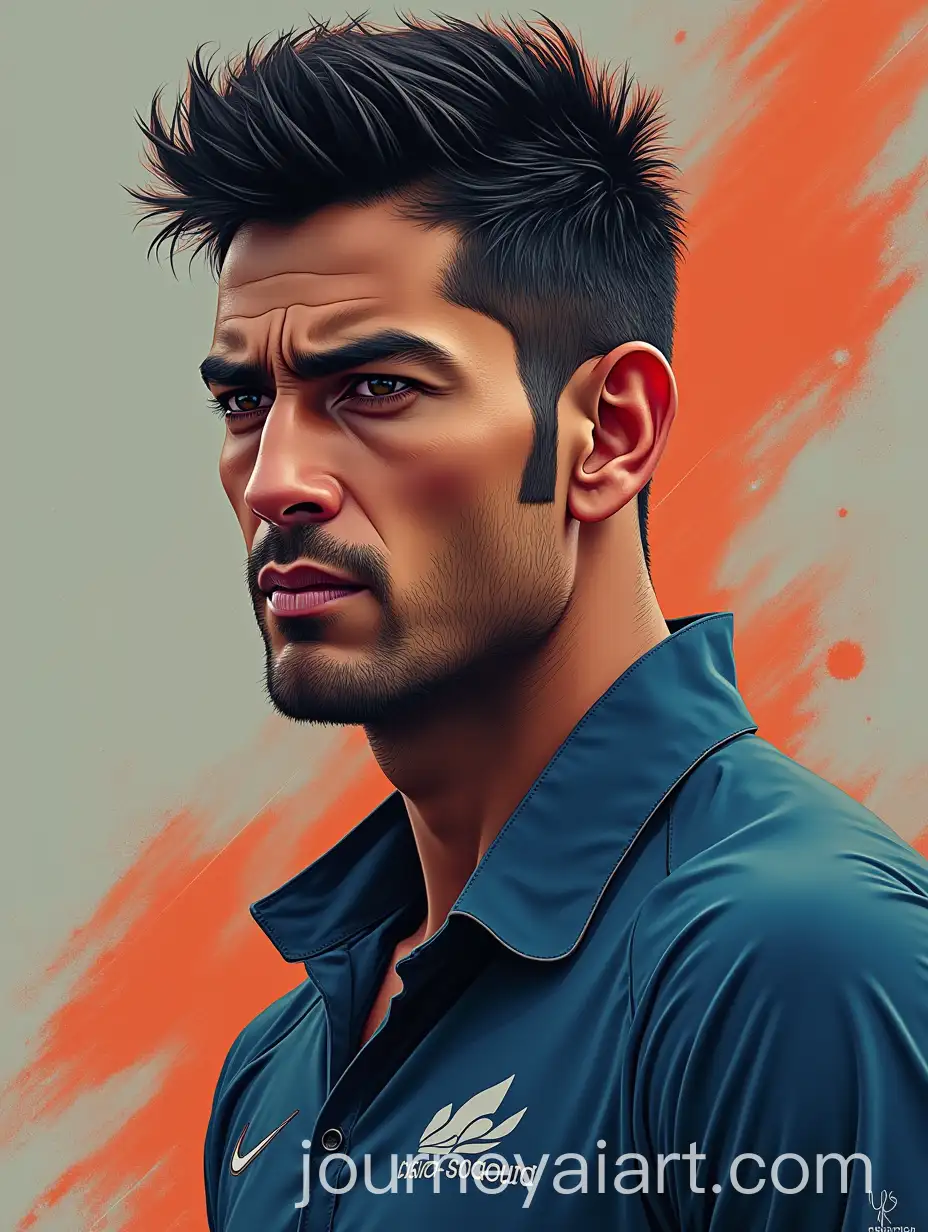 Realistic-Anime-Portrait-of-MS-Dhoni-in-a-Dynamic-Pose