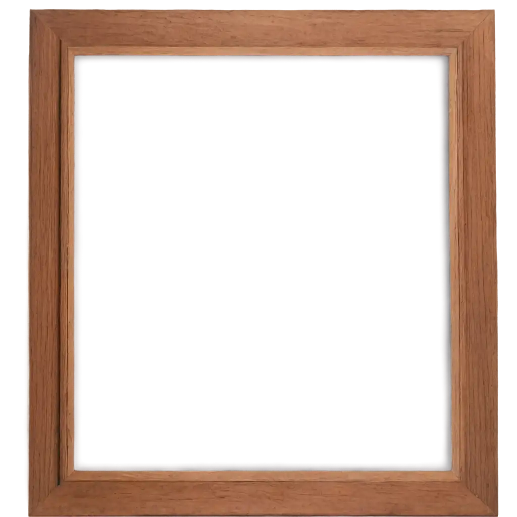 HighQuality-PNG-Image-of-a-Wood-Frame-Enhance-Your-Designs-with-Clarity-and-Detail