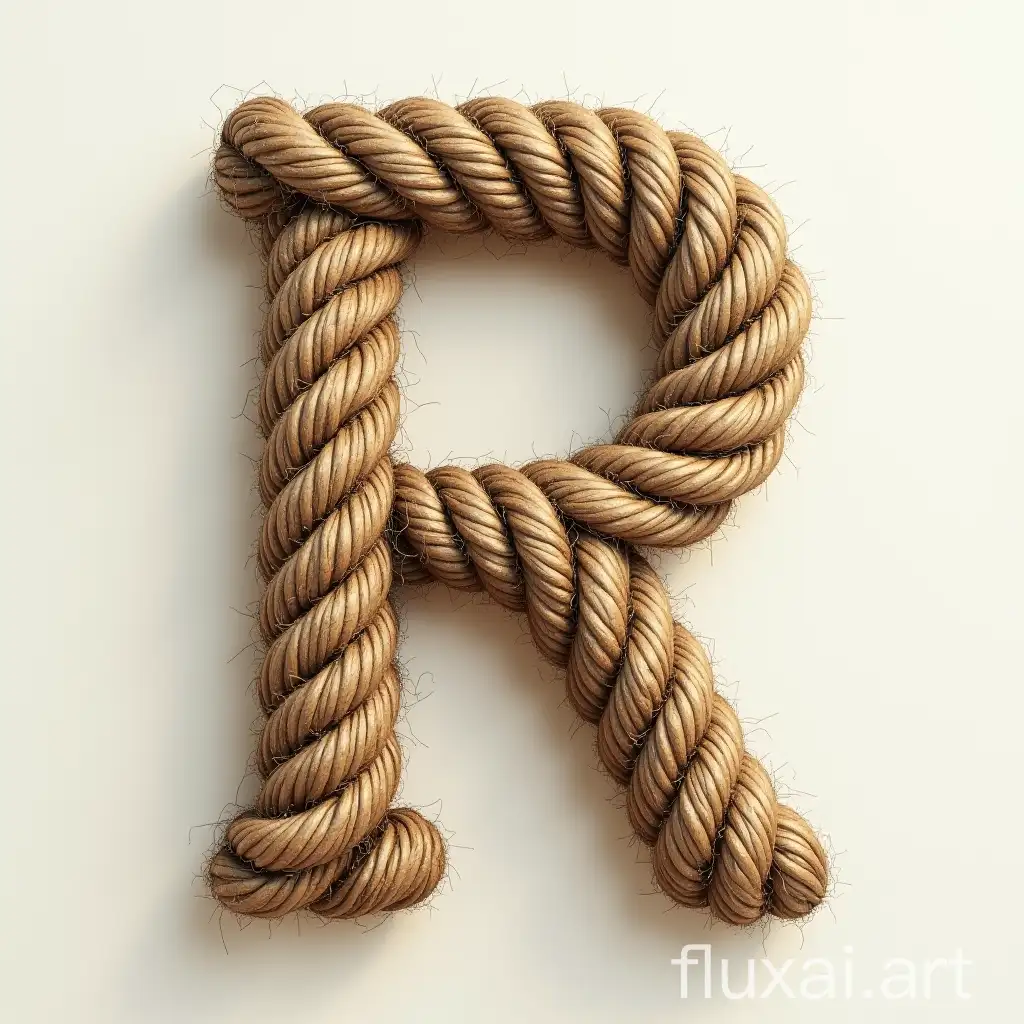 rope face letter R