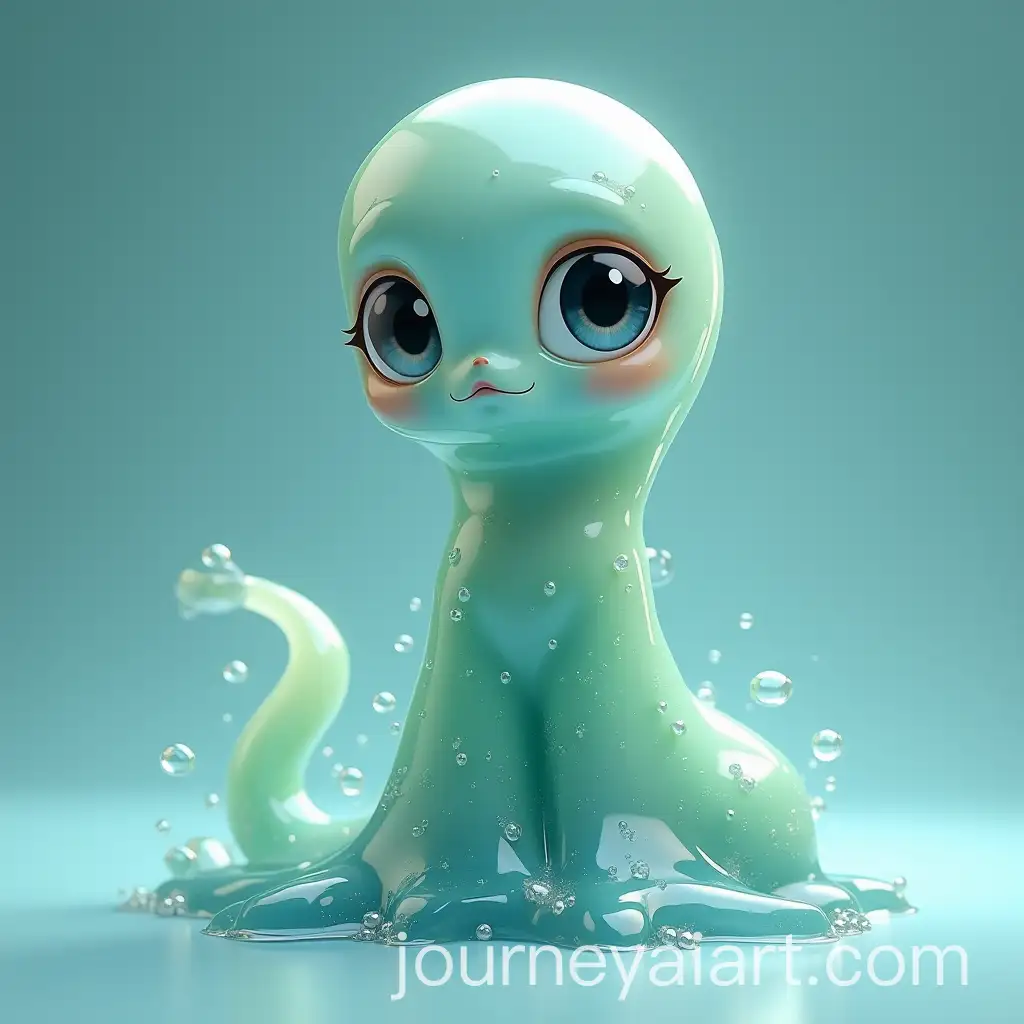Playful-and-Curious-SemiTransparent-Slime-Creature-in-Soft-Blues-and-Greens