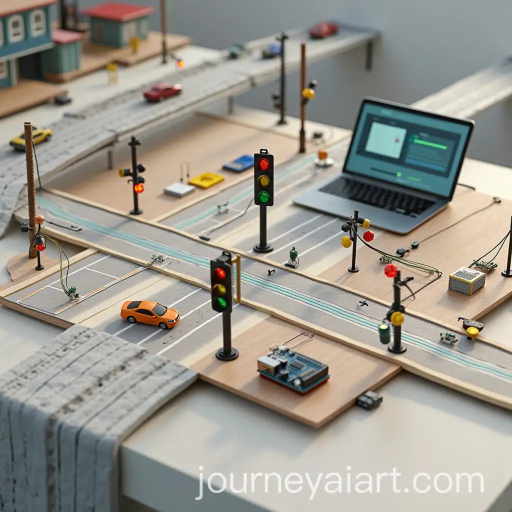 3D-Model-of-Smart-Traffic-Control-System-for-Science-Fair-Project