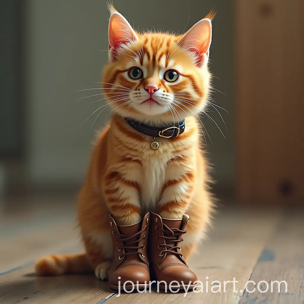 Cat-in-Boots-Wearing-a-Stylish-Outfit