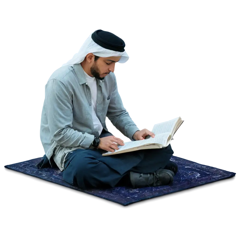 HighQuality-PNG-Image-of-a-Person-Reading-AlQuran