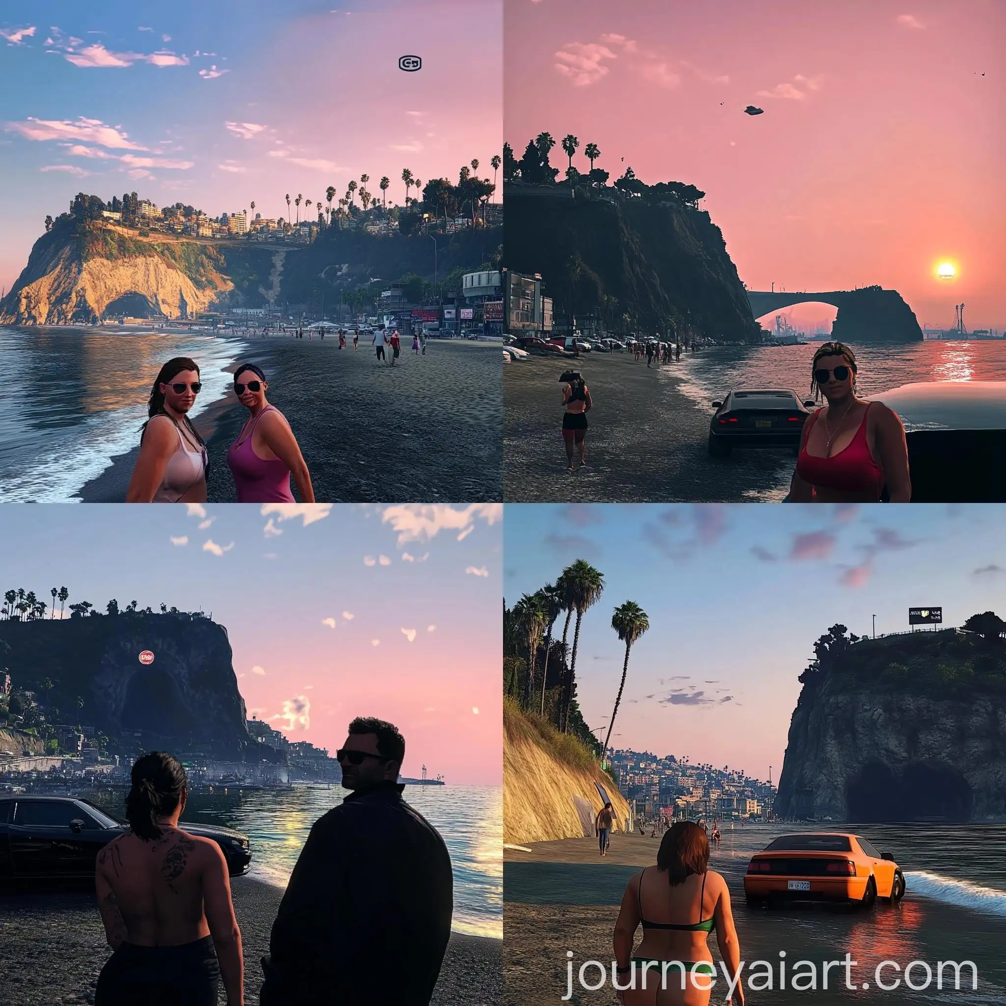 Urban-Cityscape-in-GTA-5-Loading-Screen-Style-with-Logo